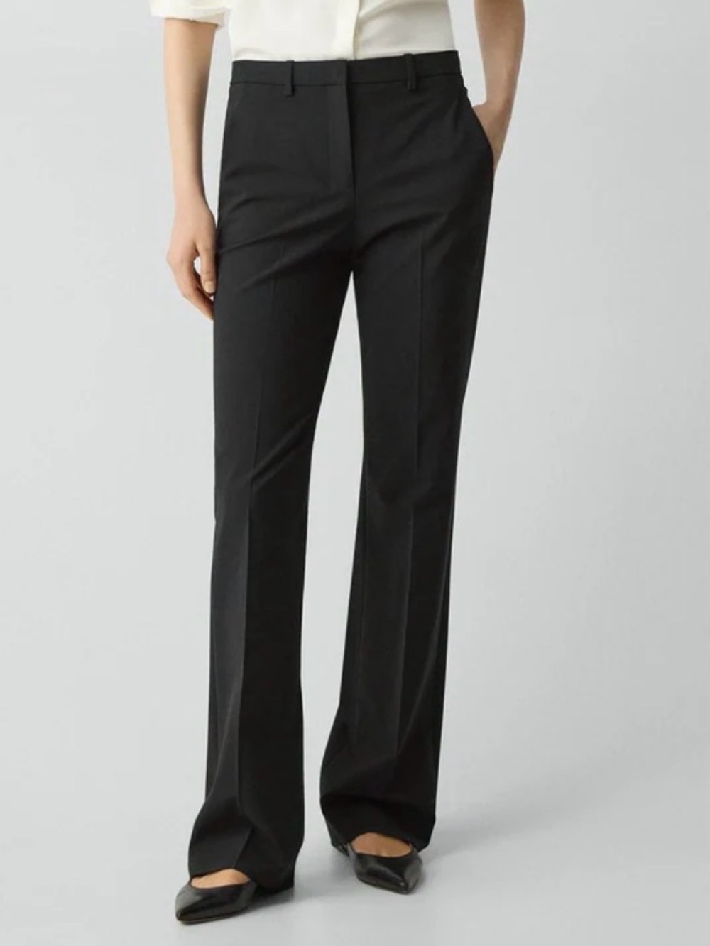 Theory Black Trousers